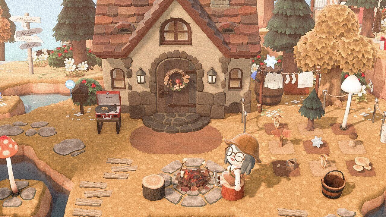 あつまれどうぶつの森「おむらいす島」の街並みカメラ機能はこんなに！ - なごみろぐ