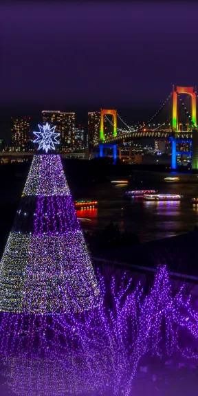 お台場イルミネーションの開催期間 日程or点灯時間 と点灯式