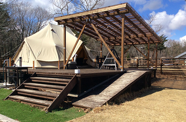 フォレストテラス 1泊2食付- マザー牧場 グランピング THE