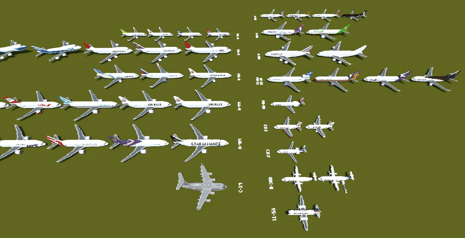 マイクラ統合版 実際に動く！超リアルな旅客機の作り方！ Switch