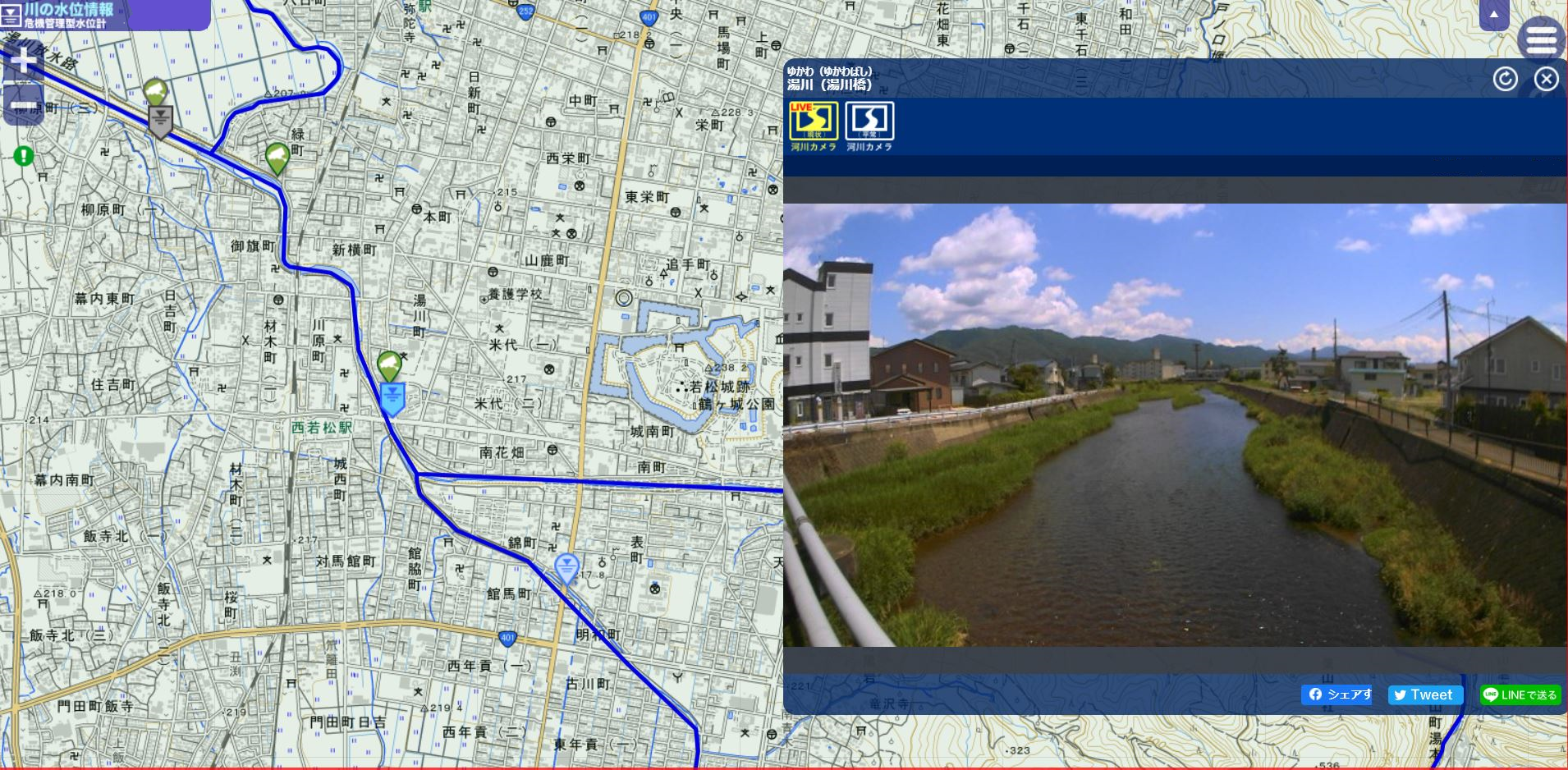 黒部ダムライブカメラ 富山県立山町芦峅寺ライブカメラDB