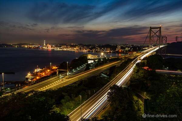 海峡ゆめタワーからの夜景 - 下関市、海峡メッセ下関の写真 - トリップアドバイザ