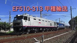 HDEF510 Eco-Power レッドサンダー 日本海縦貫線の電気機関車高速貨物列車 Part.3