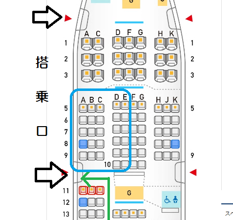 飛行機の「真ん中の席」を特等席にして航空会社と乗客にメリットをもたらす革新的シート「Side-Slip Seat」 - GIGAZINE