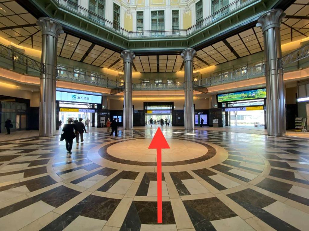 東京駅 団体集合場所 学生待ち合わせ場所 への道順アクセス