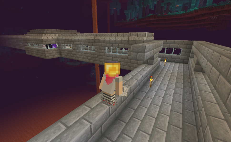 ３．ネザー要塞を探すマインクラフト 初心者の館