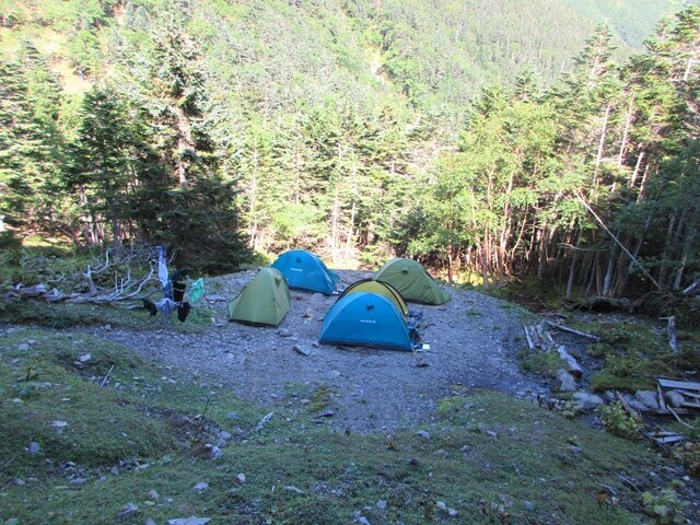 2015.9.20-21 南ア 鳥倉から仙塩尾根を北へ day1