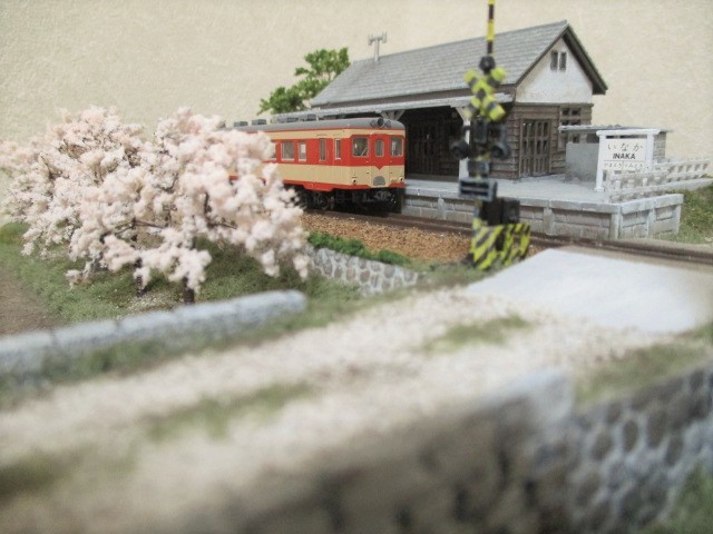 田舎の駅 プラモデル