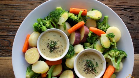 豆腐のバーニャカウダ