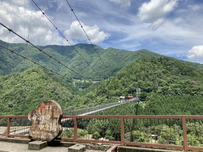 つり橋の里キャンプ場十津川村「谷瀬の吊り橋」の真下でキャンプ！とある関西人の外遊び