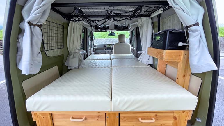 軽バンをおしゃれに楽しもう！おすすめ車種＆カスタムを紹介キャンピングカー・車中泊BE-PAL キャンプ、アウトドア、自然派生活の情報源ビーパル