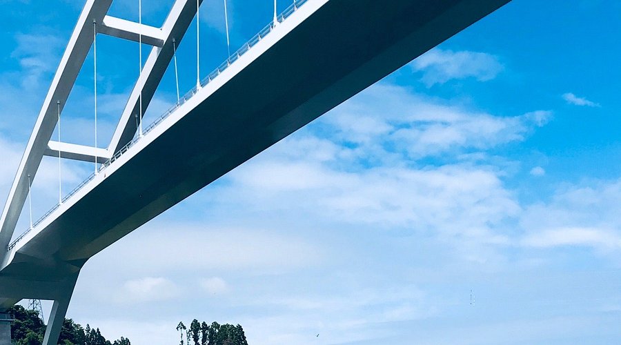 イベント上空 宮城県と気仙沼市主催の気仙沼大島大橋開通式がいよいよ始まります！ ドローン申請新着情報バウンダリ行政書士法人