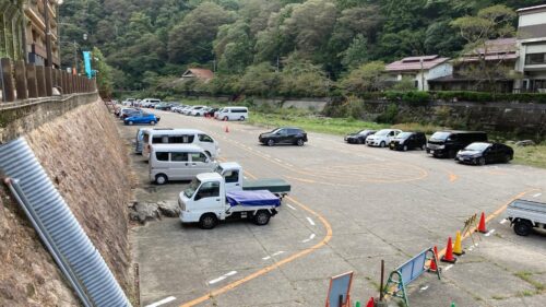 湯原温泉「砂湯」 岡山県真庭市 におもろい仲間と一緒に♪ -