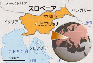 スロベニア観光地図 : r MapPorn