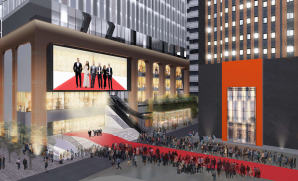 歌舞伎町タワー🏙️ 永山祐子建築設計が外装デザインと一部内装デザインを手掛けた東急歌舞伎町タワー🏙️ 噴水⛲️のようなイメージでキラキラと見る角度によって変わる🏙️ 中のホテルやレストランの中からも王冠👑のように見える😆 @kensetsu_moriagetai歌舞伎町