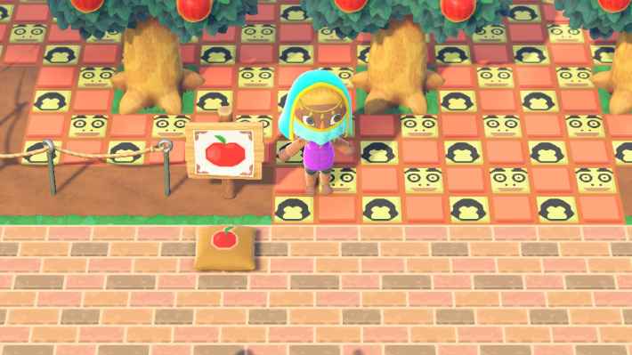 あつ森りんご園の5×5マスレイアウト