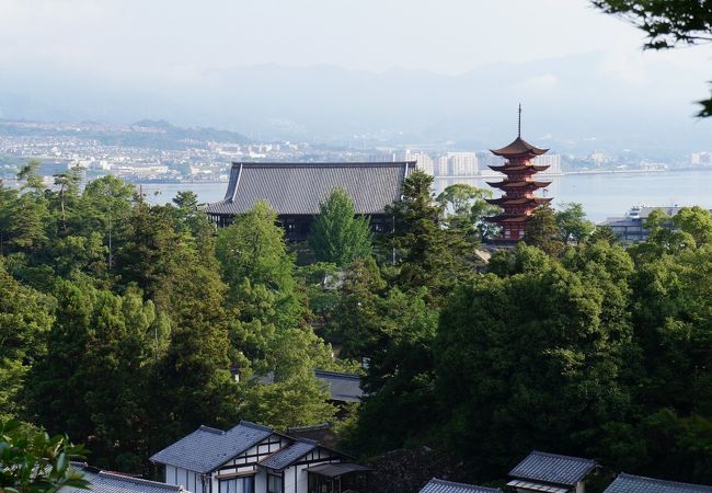 宮島🦌厳島神社 豊国神社 「五重塔」 重要文化財厳島神社-御朱印