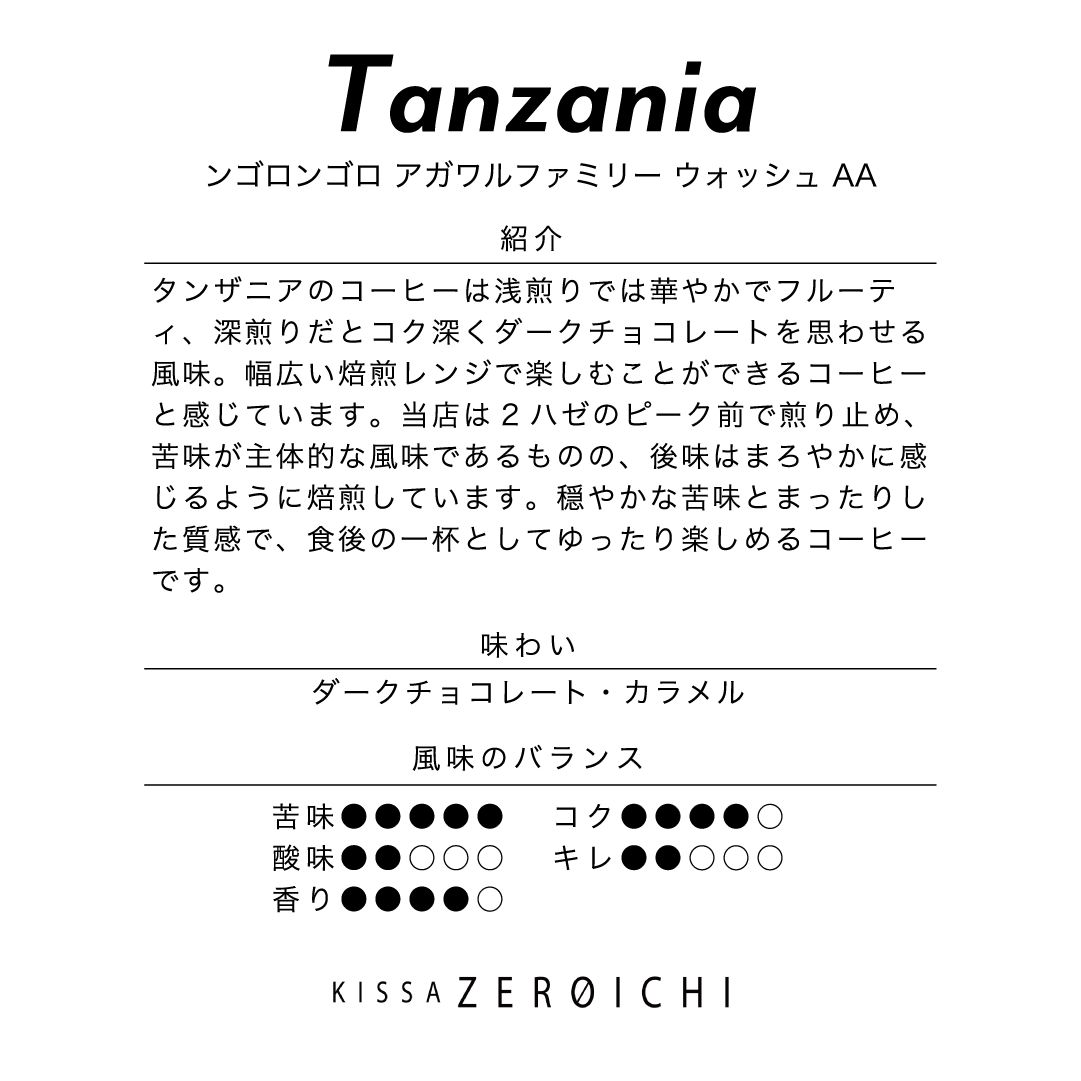 タンザニア ンゴロンゴロ アガワルファミリー ウォッシュ AABUYER