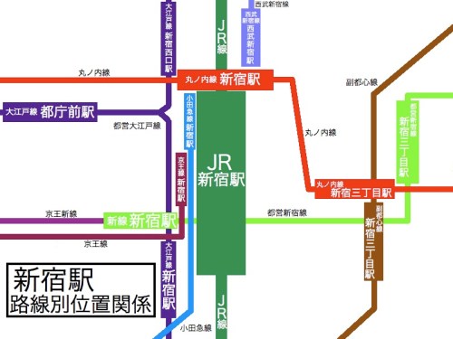 小田急線 新宿行きの路線図・停車駅路線図ネット