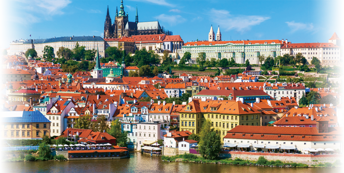 チェコ プラハ 街並み 風景 世界遺産の写真素材236081693-
