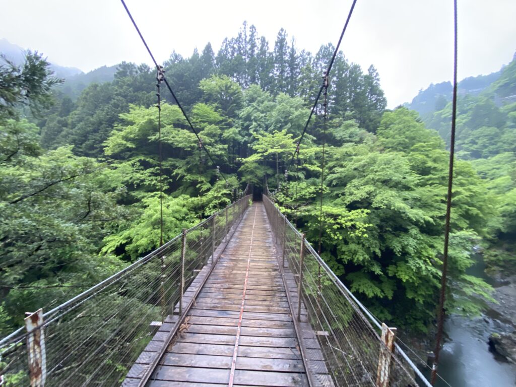 田舎吊り橋 Vol.4 東京奥多摩「道所橋」 ぶんかびと