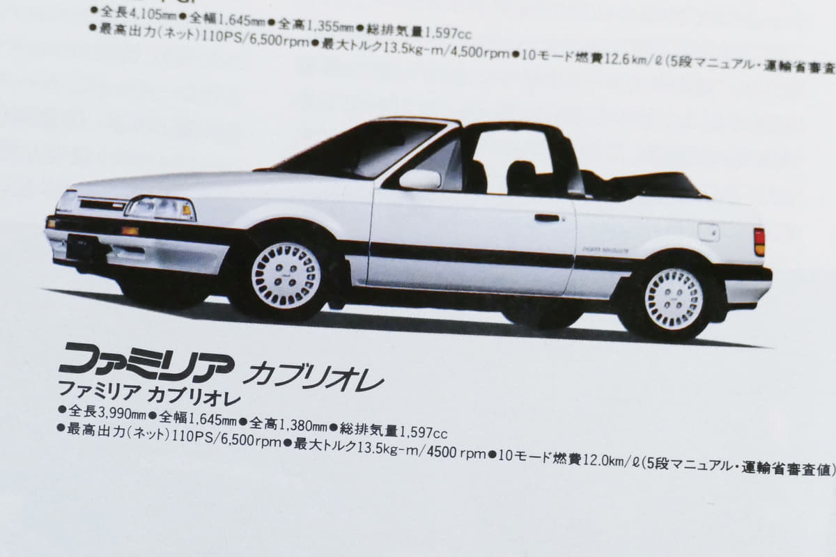 ファミリア ファミリアカブリオレでの失敗がロードスターの誕生につながった自動車情報