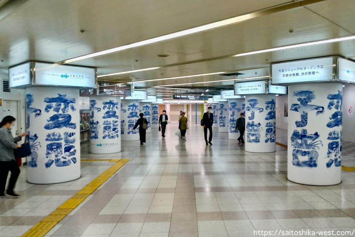 入館チケット＋いきものブック ☆幼児～中学生限定！☆国内最大級の内陸型水族館当日予約OK◎ファミリー ＊1階総合案内で入館チケット＆いきものブックを受け取り！ 京都水族館 -