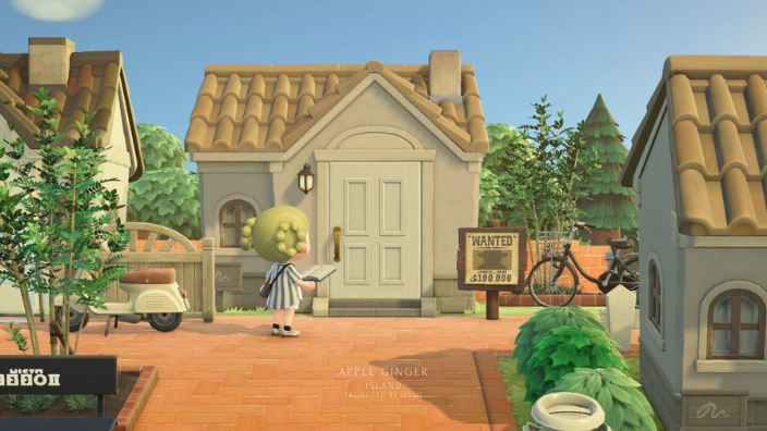 🍃 . サブ住民のお家周りを新しくしました🏠⸒⸒ ログハウスっぽい外観と もくせいものおきの見た目が似てたので