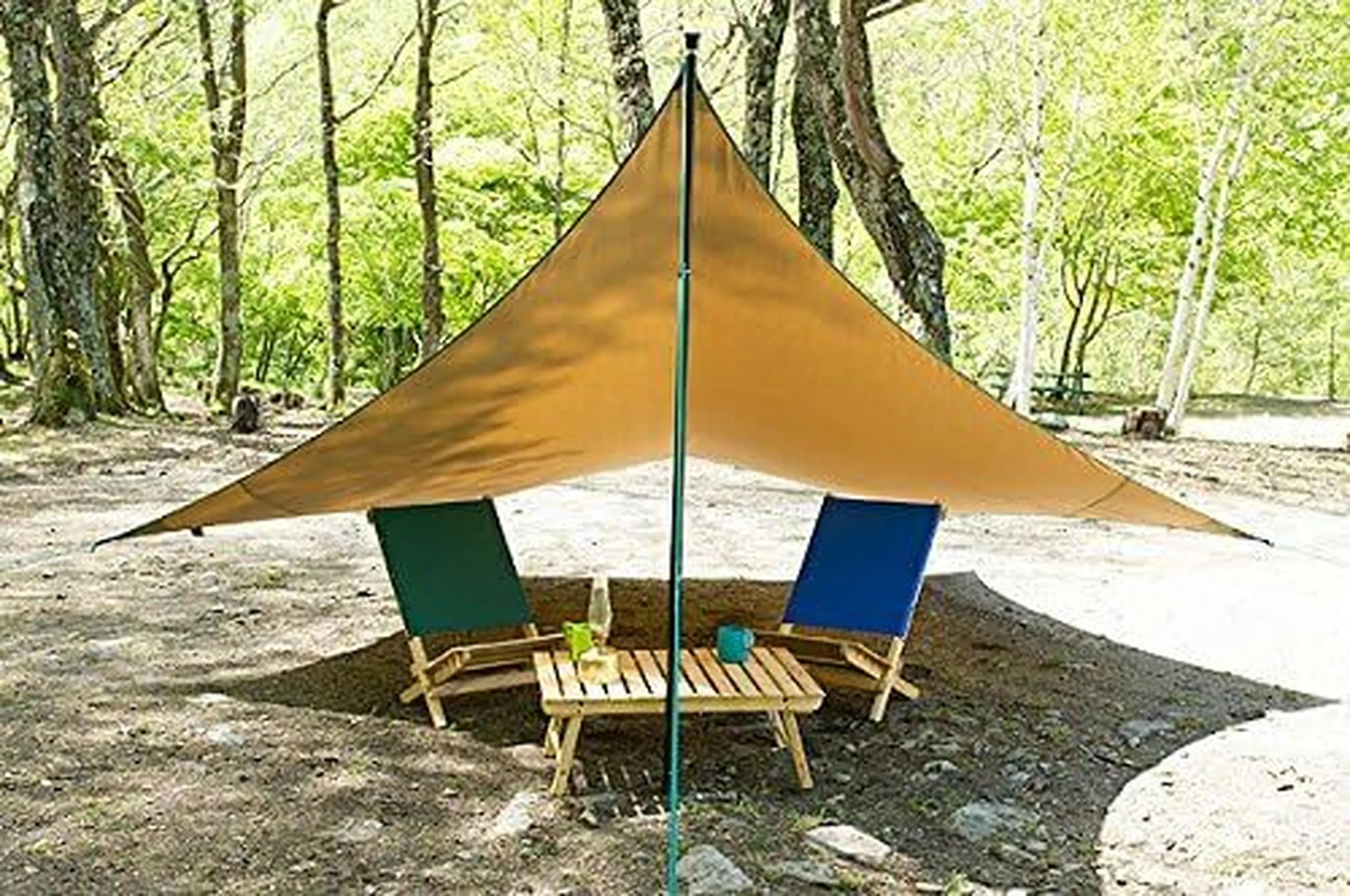 DODチーズタープの綺麗な張り方とアレンジ張り！最適なポールの長さも解説！山行こ