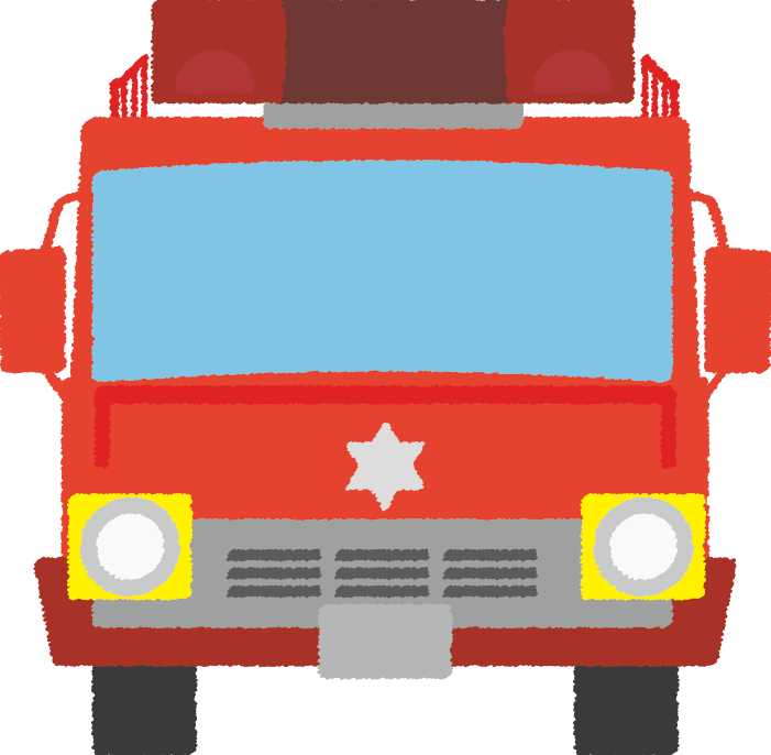 無料・商用利用OKのベクター素材 車 正面 のイラストベクターシェルフ