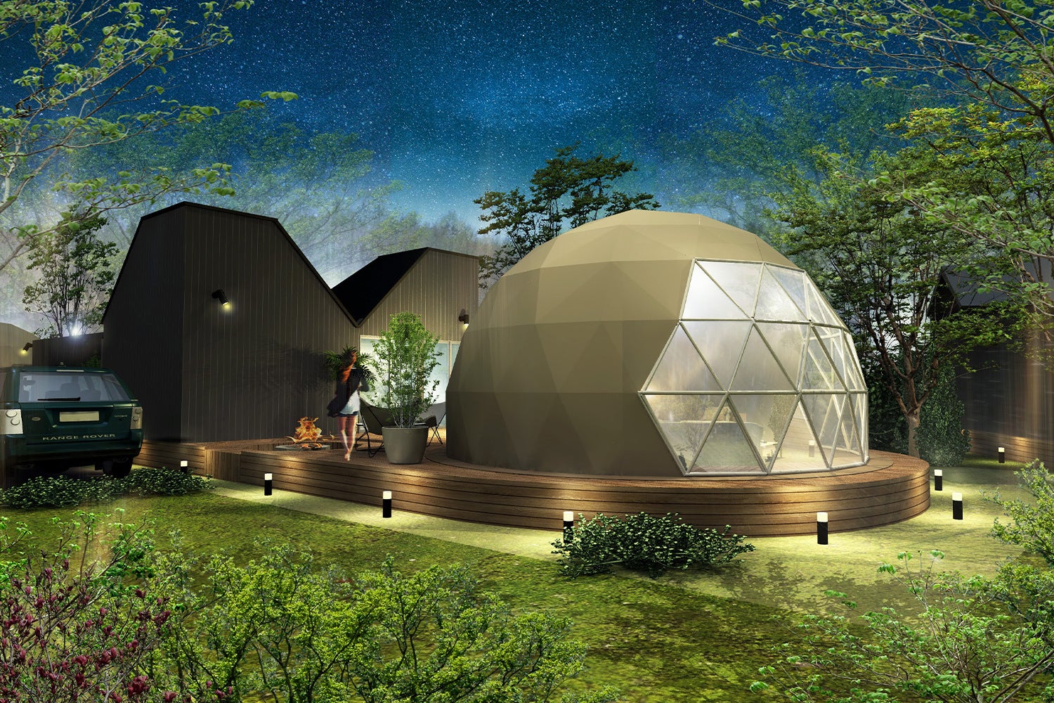 ドーム型テントでグランピング♡おしゃれにおこもりできる11選 全国icotto イコット