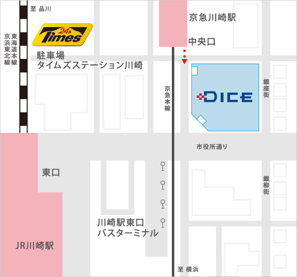 川崎の路線図・周辺地図と街撮り写真神奈川県川崎市- 駅ずかん