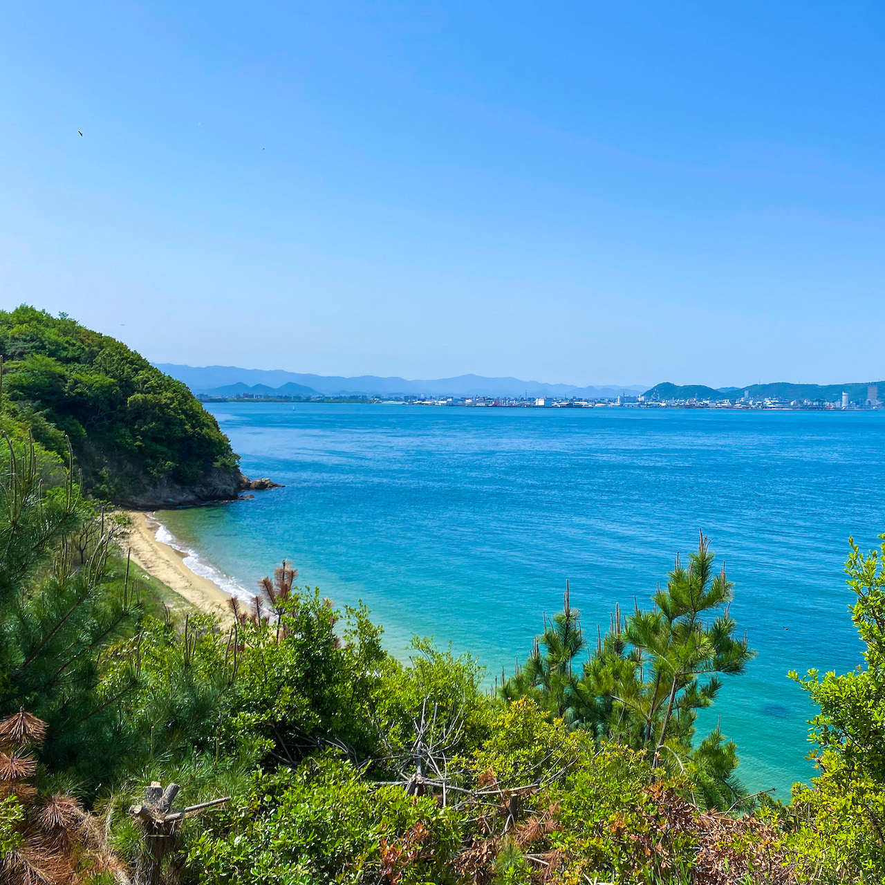 屋島の先っぽ 長崎の鼻 - 三本松