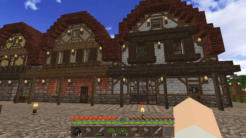 マイクラ建築 拠点の大倉庫 -